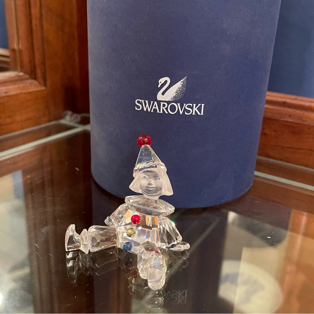 Swarovski | Crystal PUPPET Sitting Clown Figurine